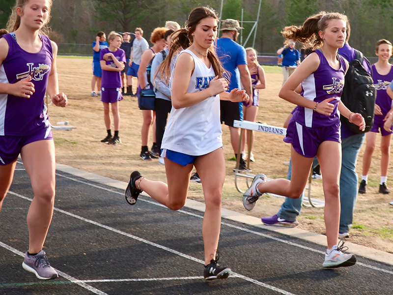 Monica Cosentino recently competes in the 800 Meter Dash for the Fannin County Lady Rebels track and field team. Cosentino recently had a strong showing at the Lady Rebels’ regional meet.